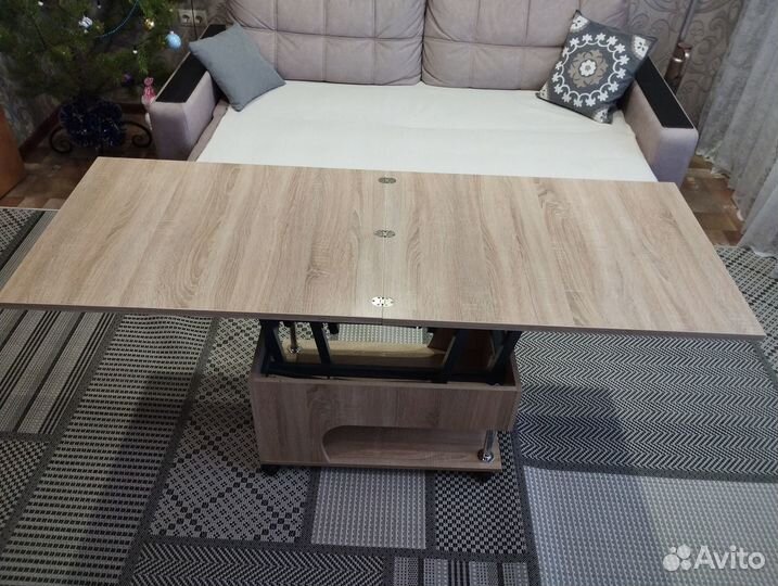 Стол трансформер журнальный обеденный