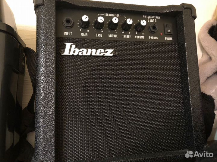 Электро-акустическая гитара Ibanez и комбик
