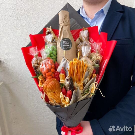 Мужские букеты съедобные