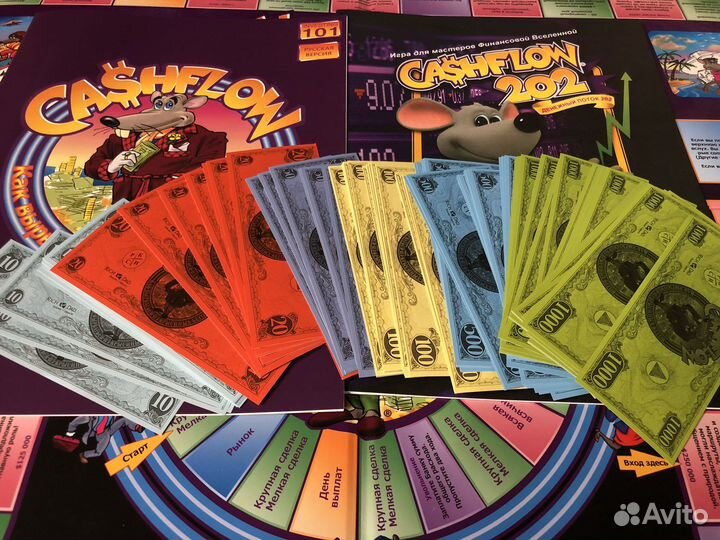Игра денежный поток cash flow 2 игры в коробке