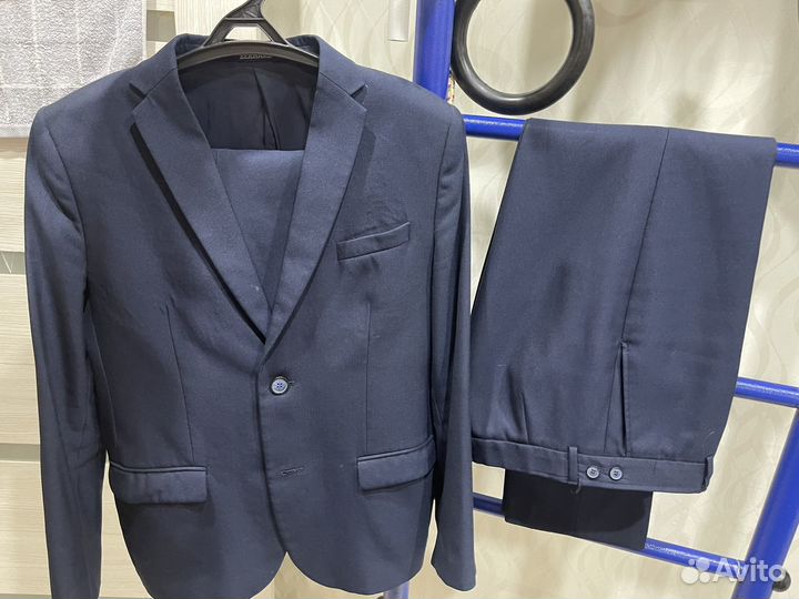 Школьный костюм для мальчика 146 синий