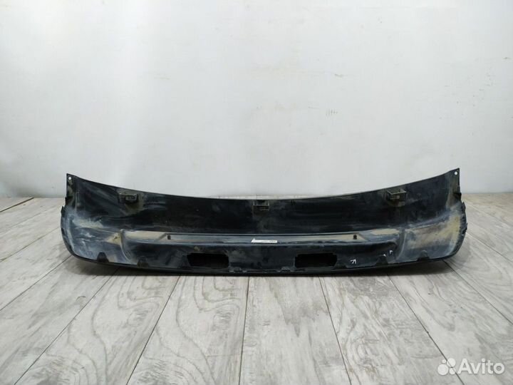 Спойлер (юбка) бампера заднего Rio рио 4