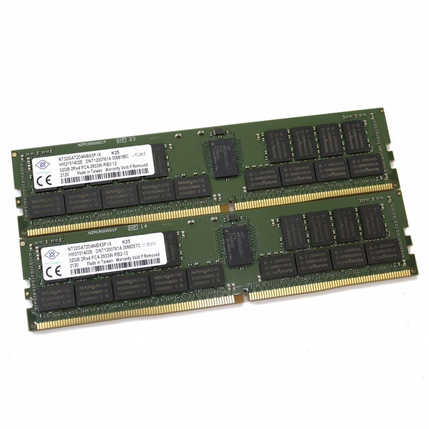 [NT32GA72D4NBX3P-IX] Ddr4 Reg 32gb Nanya 2933mhz Nt32ga72d4nbx3p-Ix