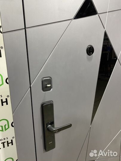 Дверь с видеоглазком и электронным замком