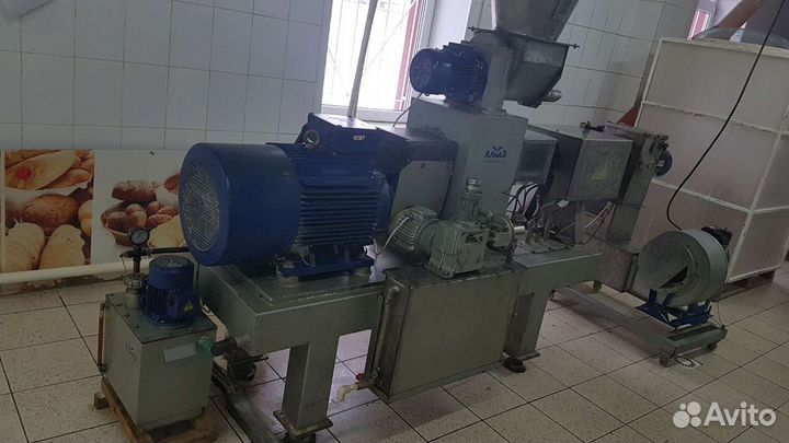 Экструдер для модиф-го крахмала,кукурузных палочек