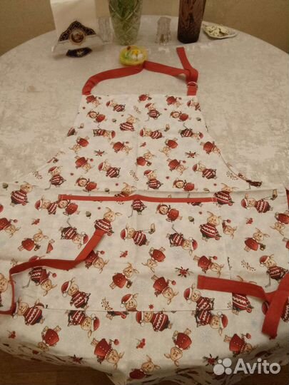 Фартук кухонный хлопок новый