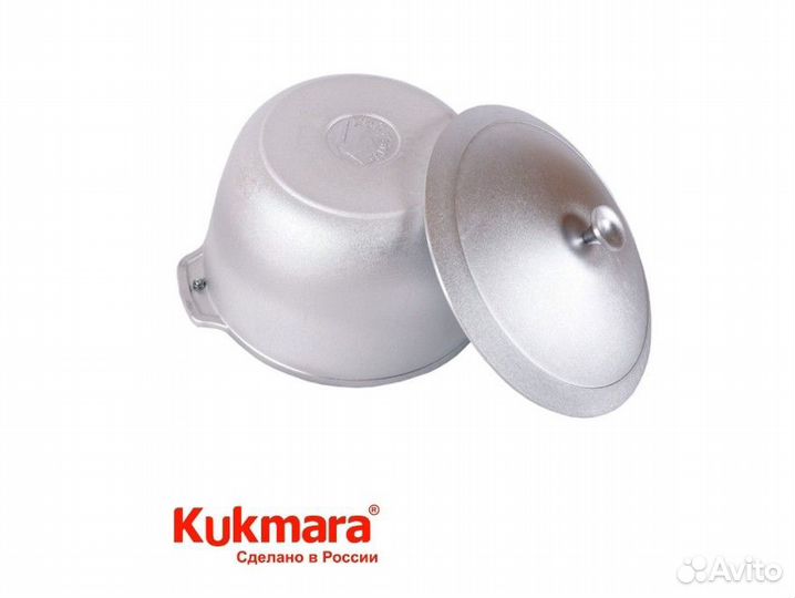 Котел походный 12л с крышкой Kukmara