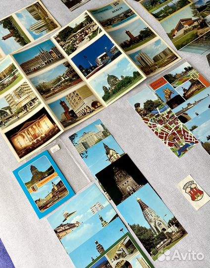 Фотокарточки открытки ГДР СССР