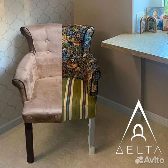 Перетяжка мягкой мебели / Тканевая перетяжка