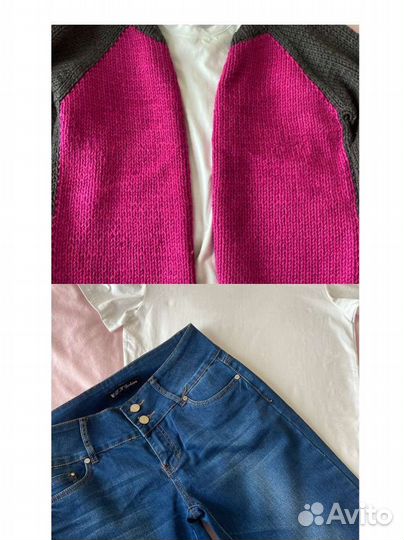 Комплект женский (жакет+джинсы на выбор)