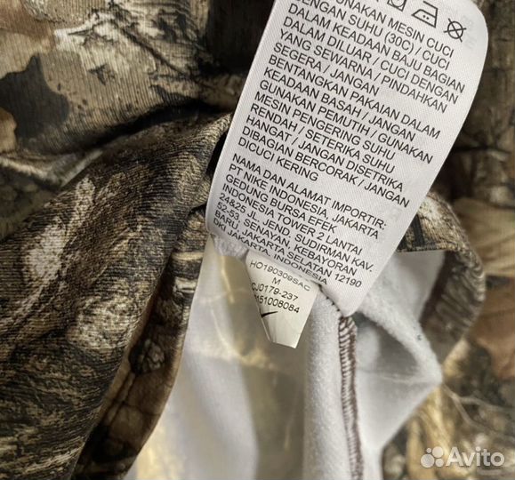 Лонгслив Nike Lab Skeleton RealTree Long Sleeve