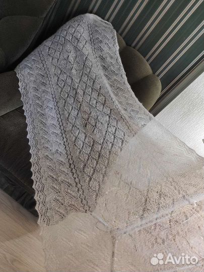 Палантин пуховый