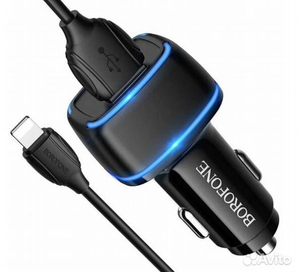 Автомобильное зарядное устройство Borofone BZ14