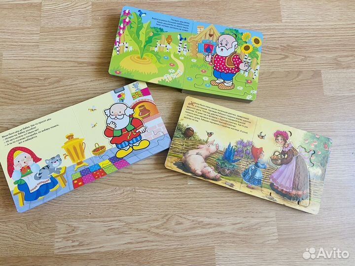 Книжка-пазл для малышей Играем в театр