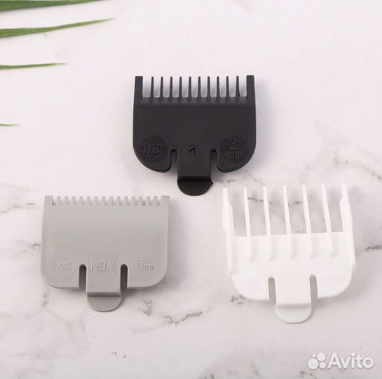 Насадка для машинки 3 шт для wahl babyliss jrl
