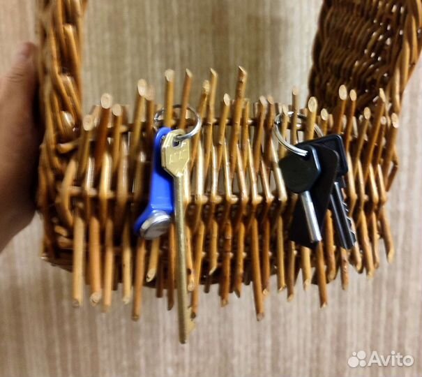 Полка настенная плетёная, редкость