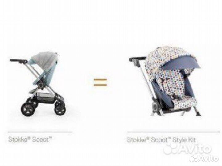 Сменный комплект на stokke летний кит