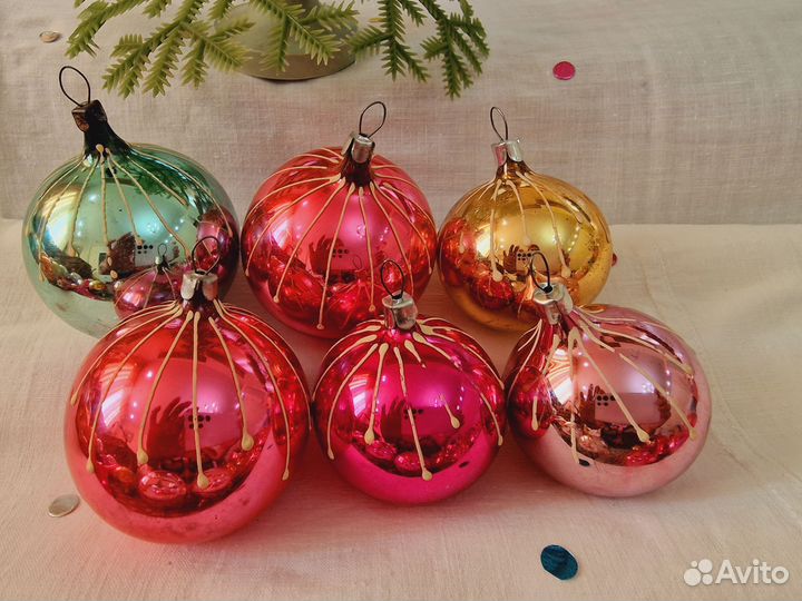 Елочные игрушки ссср.Шары