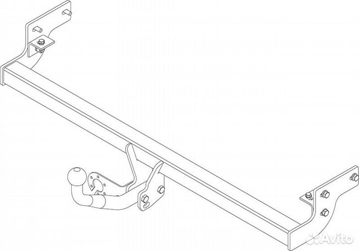 Фаркоп на hyundai Elantra седан (2007-2012)