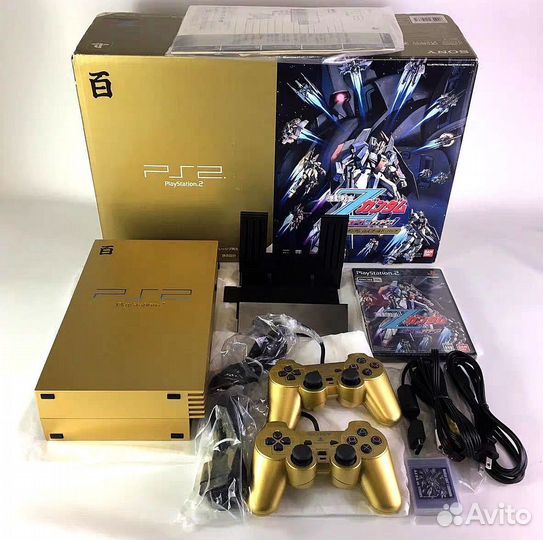 Sony Playstation 2 Gundam Z Hyakushiki Gold Pack