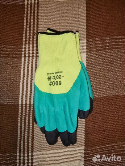 Перчатки плотные обливные
