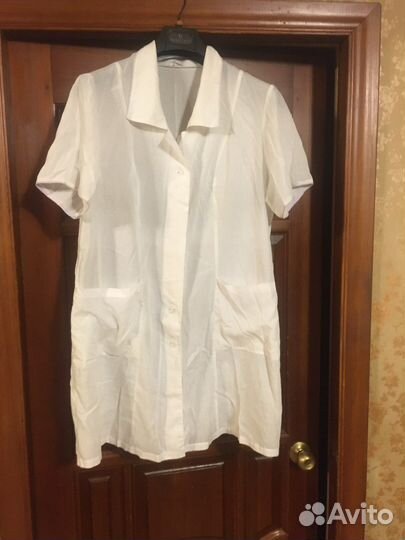 Медицинский халат с шапочкой