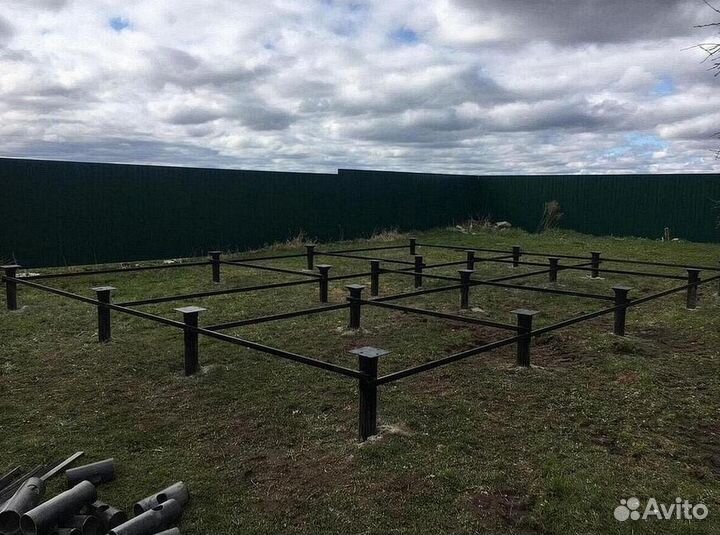 Винтовые сваи под ключ установка