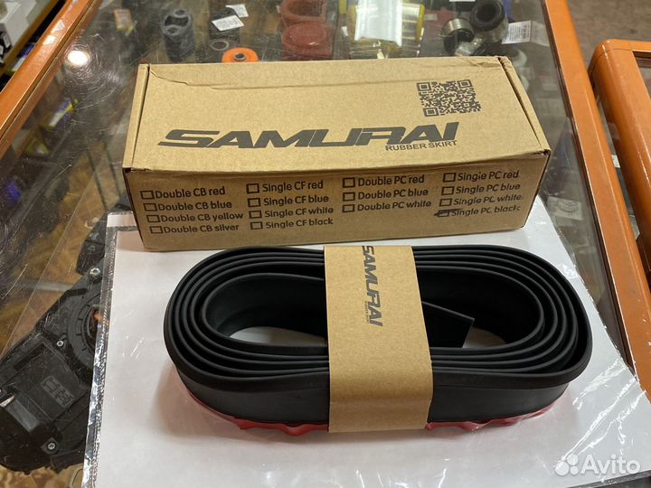 Губа бампера универсальная samurai