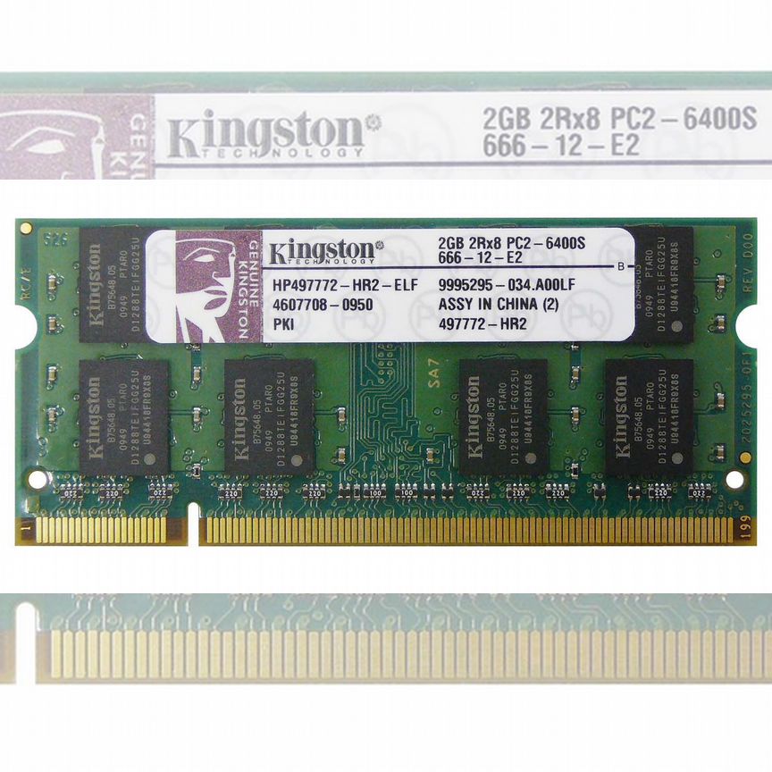 [HP497772-HR2-ELF] Оперативная Память Kingston 2gb Hp497772-Hr2-Elf