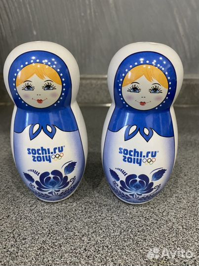 Солонка и перечница Сочи 2014 Матрешка