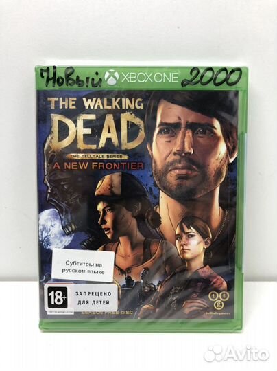 Диск Walking dead New frontier Новый на Xbox One