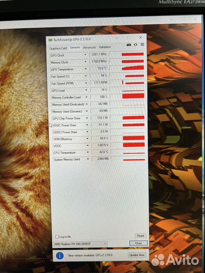 Видекарта RX 580 8Gb