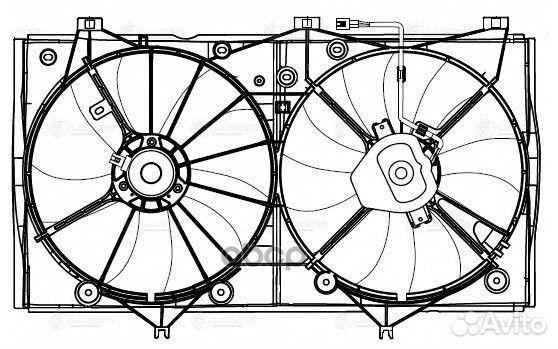 LFK 1918 вентилятор охлаждения Toyota Camry 07