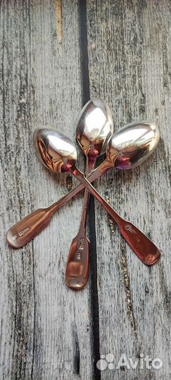 Серебряные чайные ложки царские
