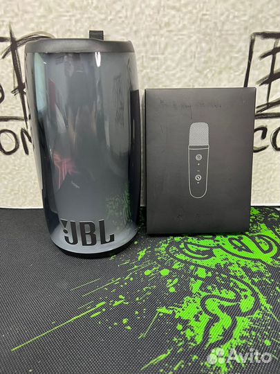 Блютуз колонка караоке