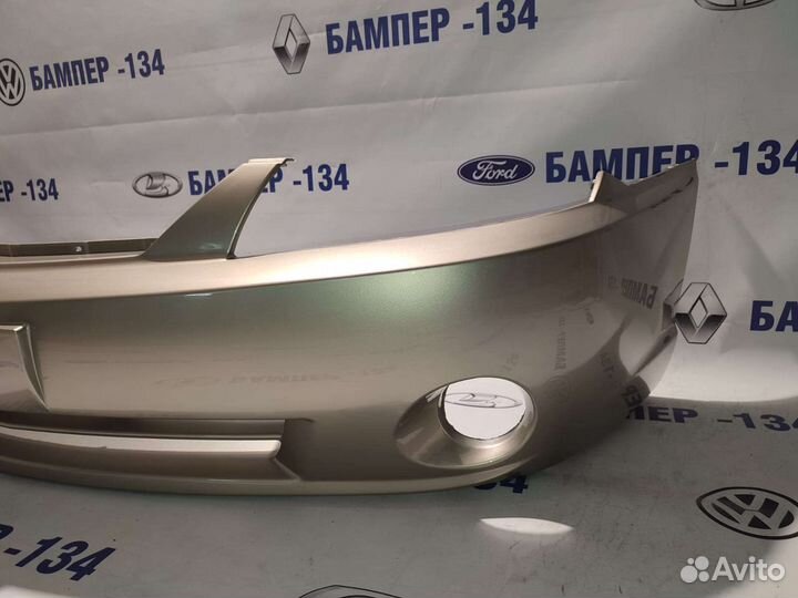 Бампер передний kia spectra золотисто бежевый