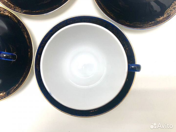 Чайный Набор Кобальт лфз СССР