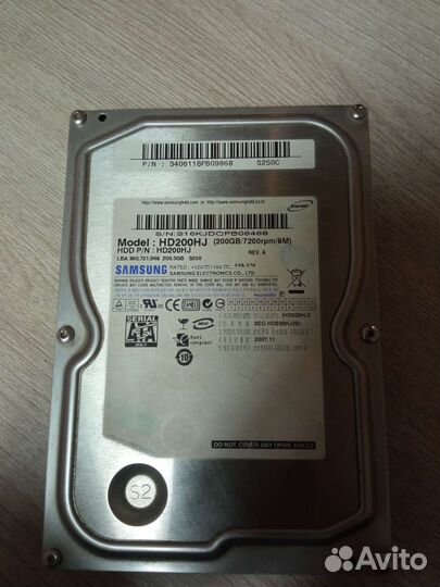 Жесткий диск hdd 200 гб 3.5