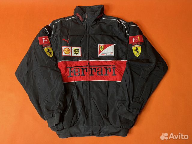 Винтажный бомбер Ferrari Куртка Феррари гоночная купить в Москве ...