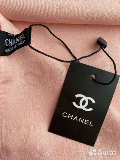 Платок шелковый Chanel Роза Пудра новый