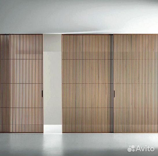 Реечные раздвижные перегородки