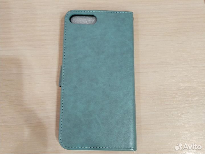 Чехол книжка на Apple iPhone 7+/8+ (мятный)