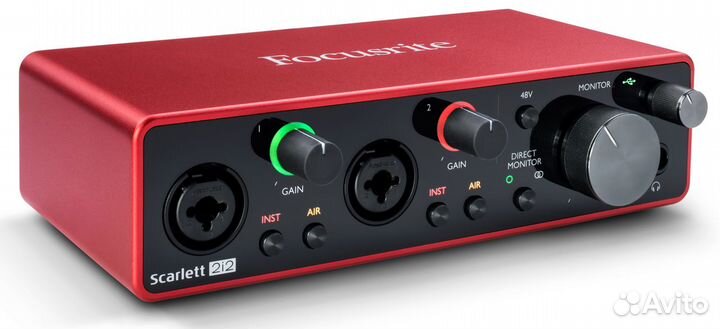 Аудио интерфейс focusrite Scarlett 2i2 3rd Gen USB