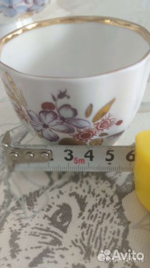 Сервиз кофейный фарфор лфз новый