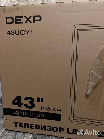 Телевизор LED dexp 43