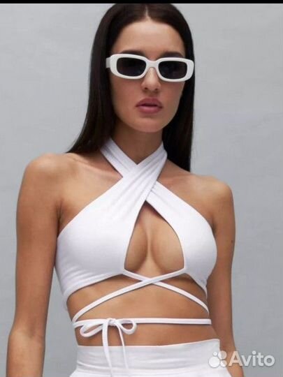 Топ с вязками