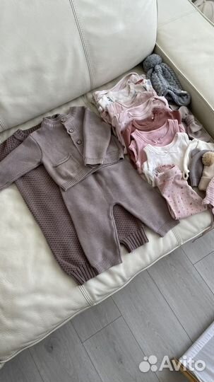 Вещи пакетом на девочку 68 74