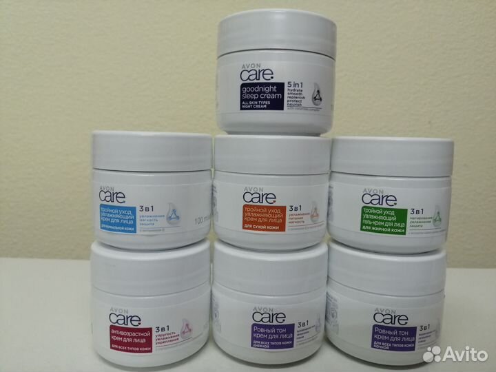Avon крем для лица, для тела, крем-суфле
