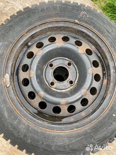 Зимняя резина r14 с дисками Nordman 5