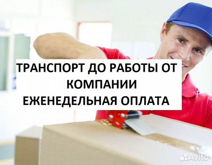 Работники на фасовке с еженедельными выплатами